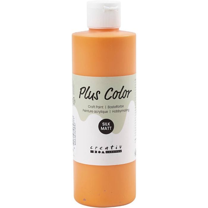 Plus Color Bastelfarbe, Kürbis, 250 ml/ 1 Fl.
