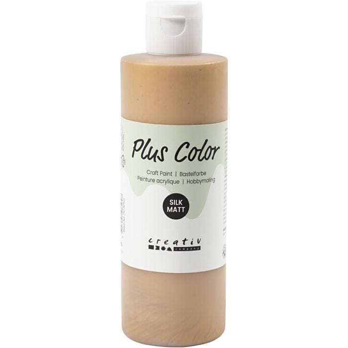Plus Color Bastelfarbe, Gold, 250 ml/ 1 Fl.