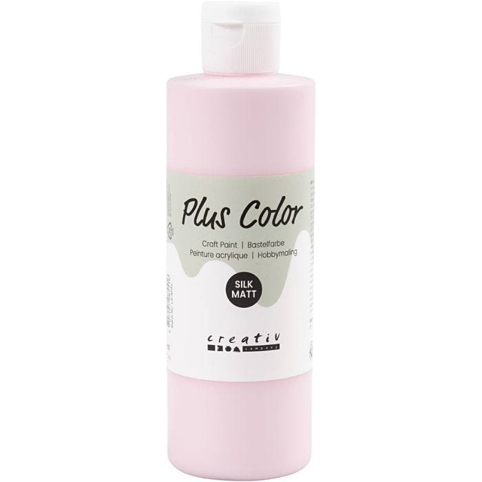 Plus Color Bastelfarbe, Softpink, 250 ml/ 1 Fl.