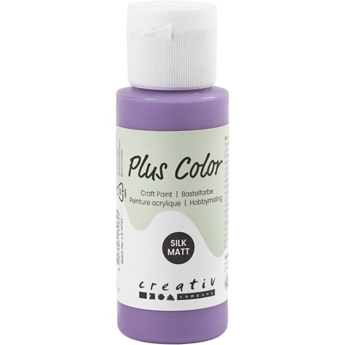 Plus Color Bastelfarbe, Dunkelviolett, 60 ml/ 1 Fl.