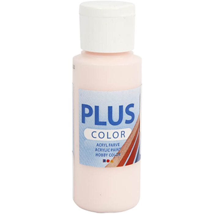 Plus Color Bastelfarbe, Blassrosa, 60 ml/ 1 Fl.