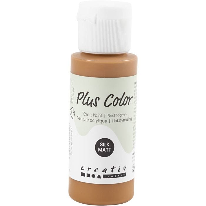 Plus Color Bastelfarbe, Sienna, 60 ml/ 1 Fl.