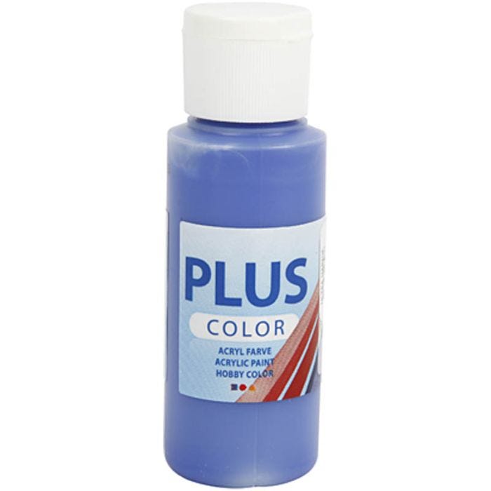 Plus Color Bastelfarbe, Ultramarinblau, 60ml/ 1 Fl.