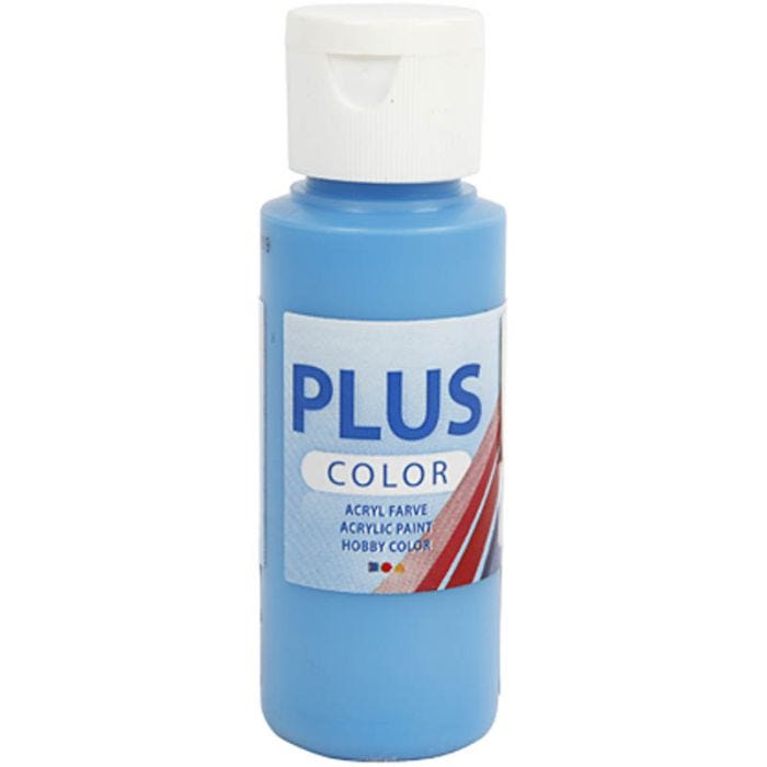 Plus Color Bastelfarbe, Ozeanblau, 60 ml/ 1 Fl.