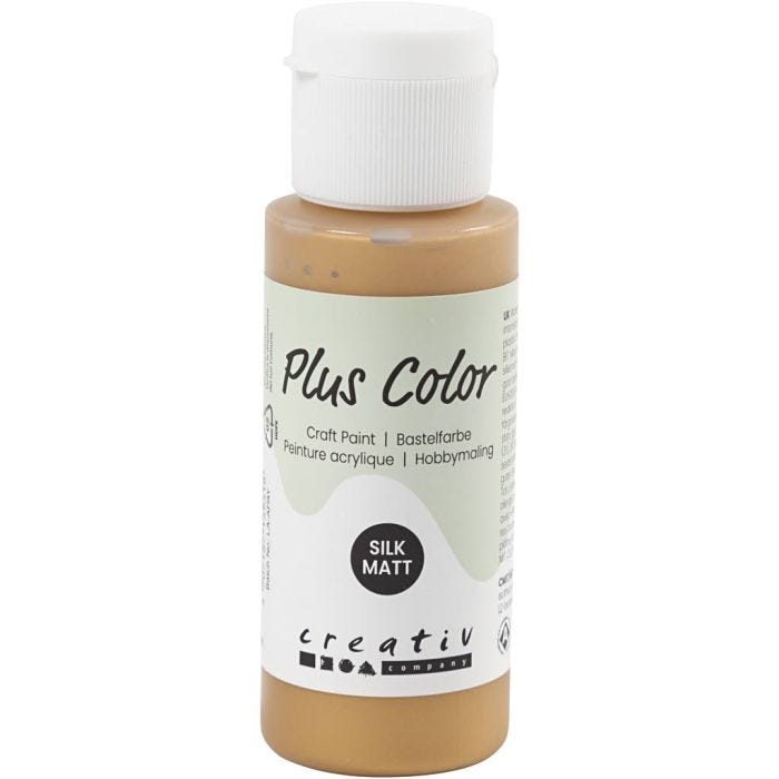 Plus Color Bastelfarbe, Gold, 60 ml/ 1 Fl.