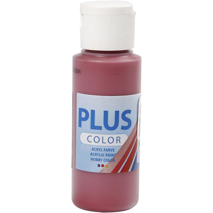 Plus Color Bastelfarbe, Altrot, 60 ml/ 1 Fl.