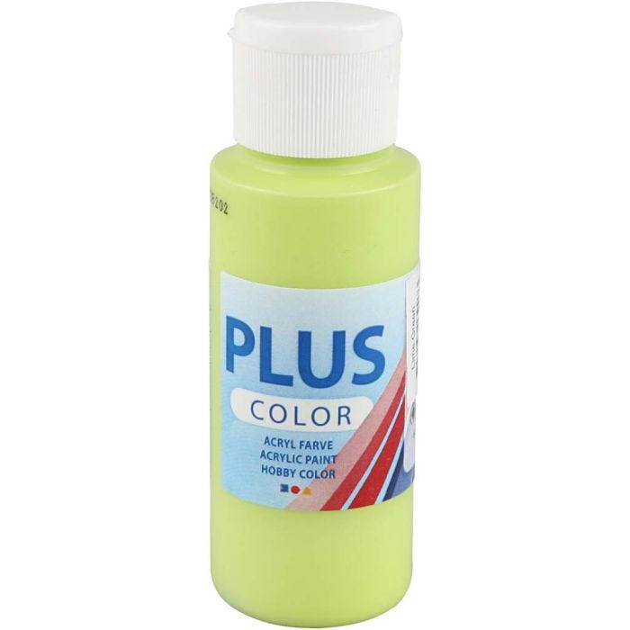 Plus Color Bastelfarbe, Lindgrün, 60ml/ 1 Fl.