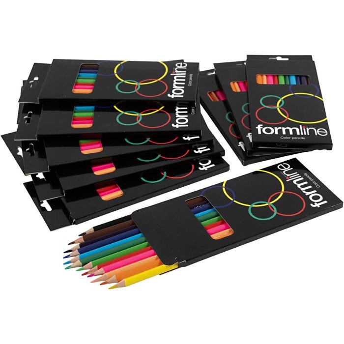 formline Buntstifte, Mine 2,5-3, 12x12 Stk/ 1 Pck