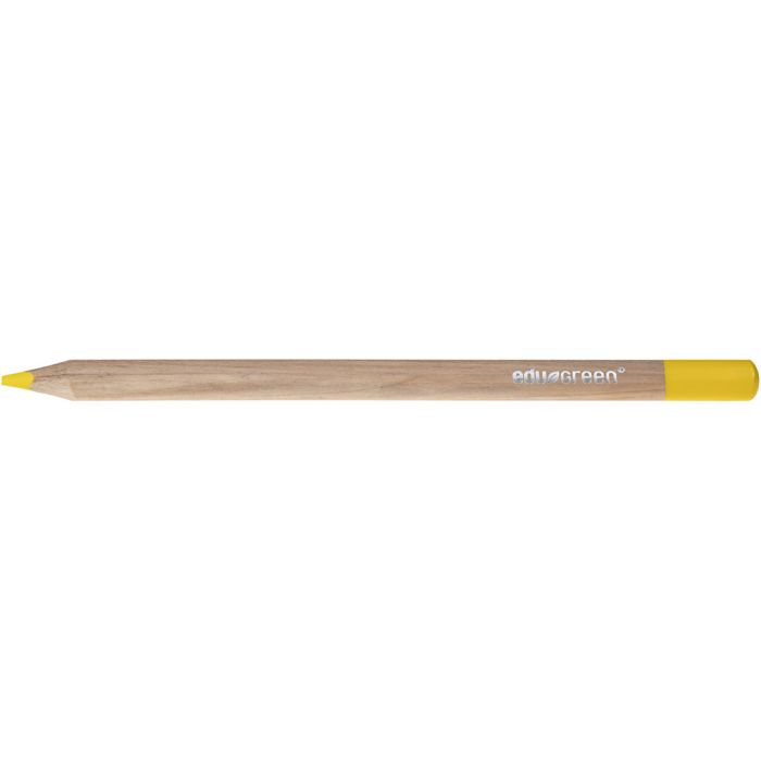 edu Green Jumbo-Buntstifte, Mine 5 mm, Gelb, 10 Stk/ 1 Pck