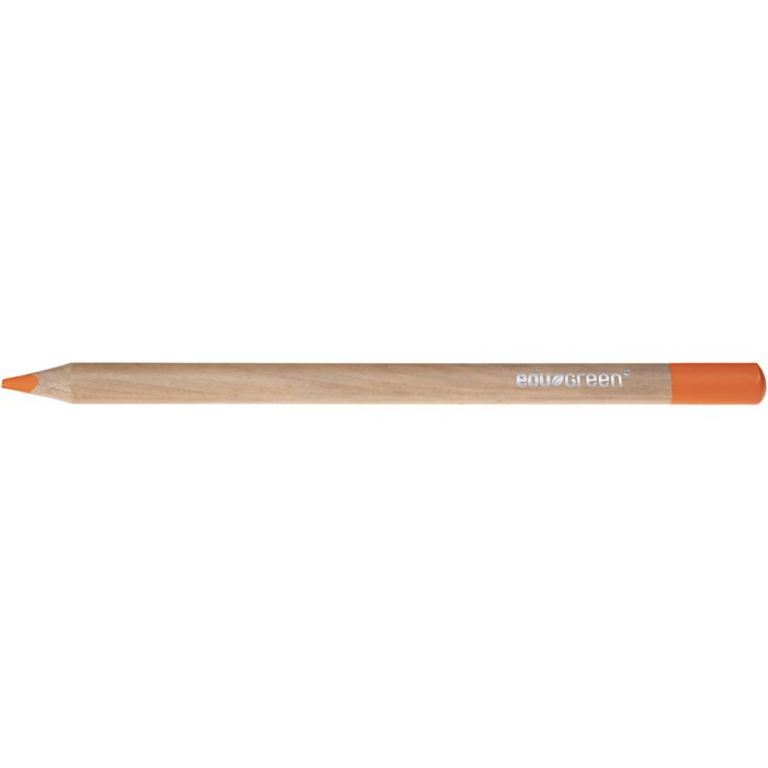 edu Green Jumbo-Buntstifte, Mine 5 mm, Orange, 10 Stk/ 1 Pck