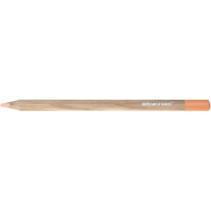 edu Green Jumbo-Buntstifte, Mine 5 mm, Lachsfarbig, 10 Stk/ 1 Pck