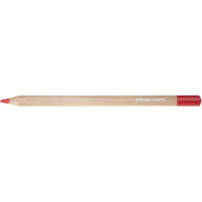 edu Green Jumbo-Buntstifte, Mine 5 mm, Rot, 10 Stk/ 1 Pck
