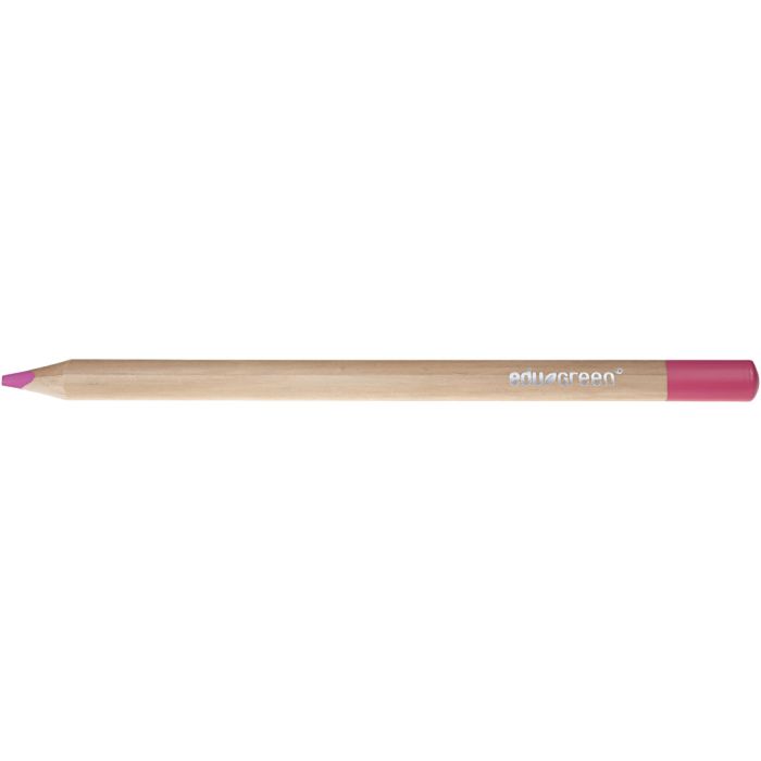 edu Green Jumbo-Buntstifte, Mine 5 mm, Rosa, 10 Stk/ 1 Pck