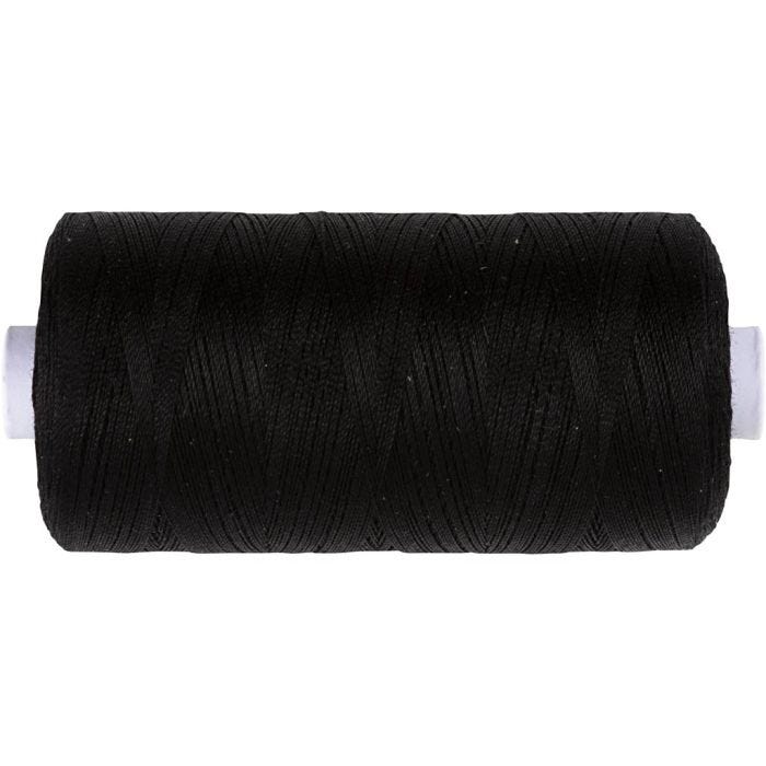Nähgarn, Schwarz, 1000 m/ 1 Rolle