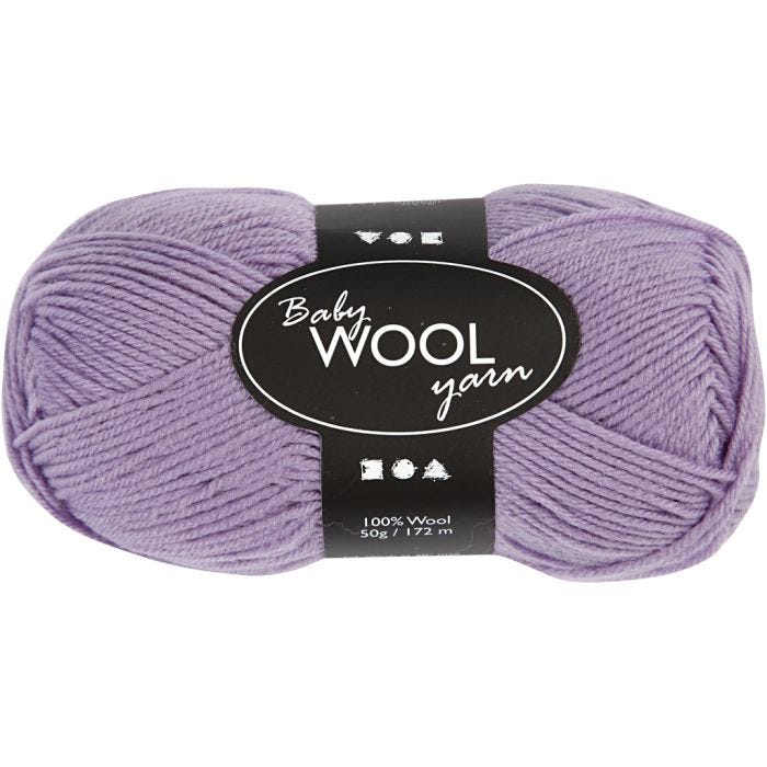 Babywolle, L 172 M, Flieder, 50g/ 1 Knäuel