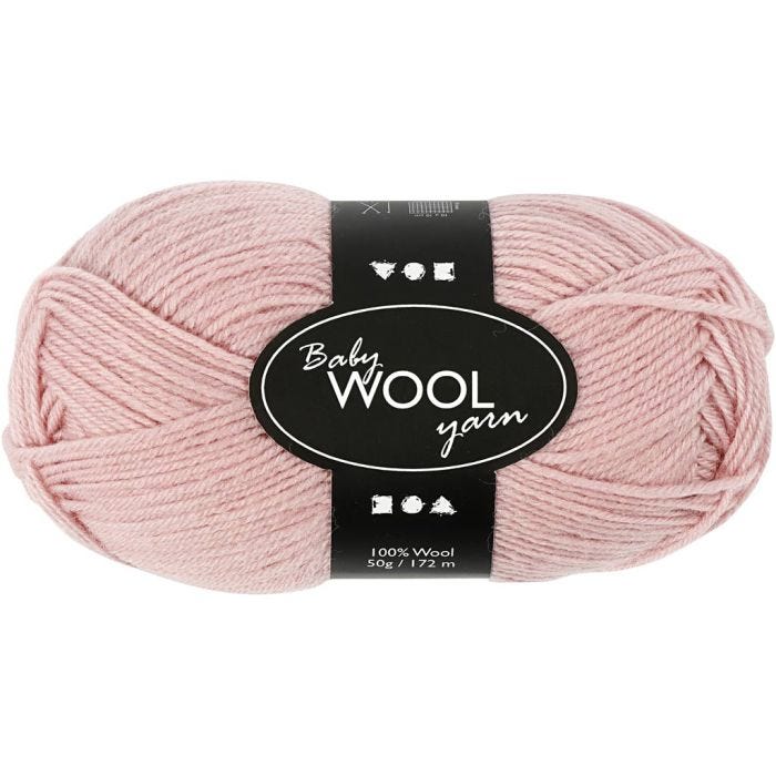 Babywolle, L 172 M, Staubrosé, 50 g/ 1 Knäuel