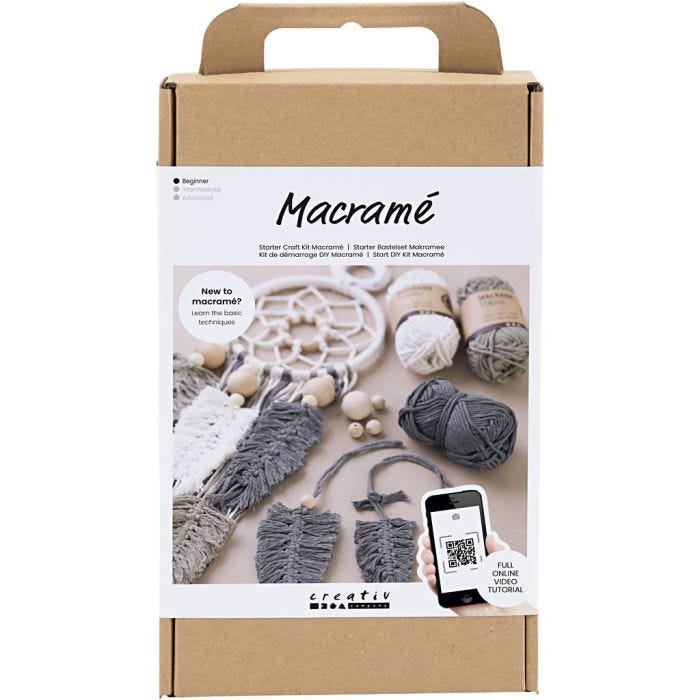 Starter Kreativ Set Macramé, 1 Pck