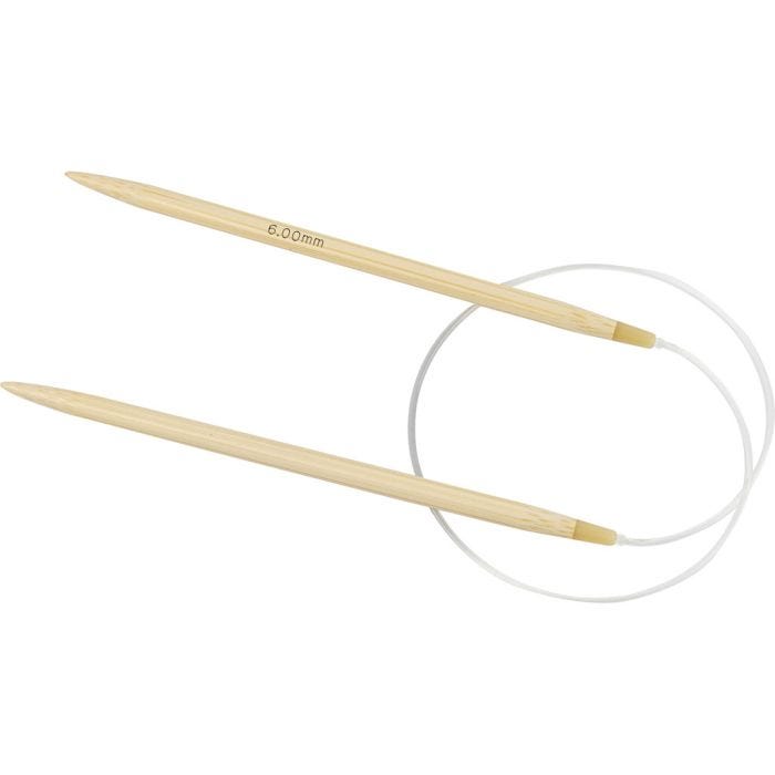 Rundstricknadel, L 60 cm, Größe 6 mm, 1 Stk