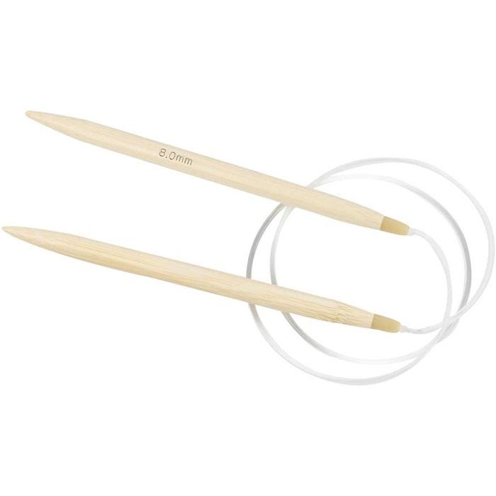 Rundstricknadel, 80 cm, 8 mm, 1 Stk