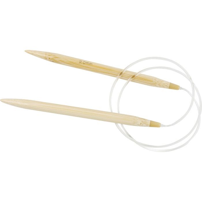 Rundstricknadel, L 80 cm, Größe 9 mm, 1 Stk