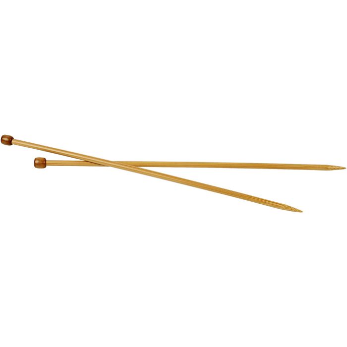 Stricknadeln, 35 cm, 6,5 mm, 1 Paar