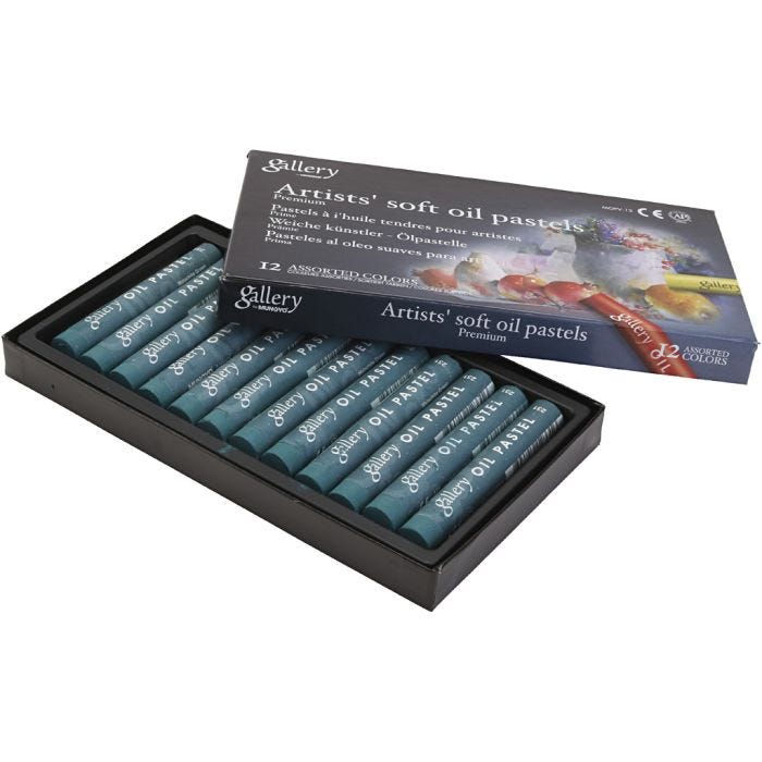 Gallery Ölkreiden, L 7 cm, D 11 mm, Dicke 11 mm, Malachitgrün (180), 12 Stk/ 1 Pck