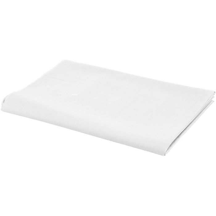 Stoff, B 145 cm, 140 g, Weiß, 1 lfm