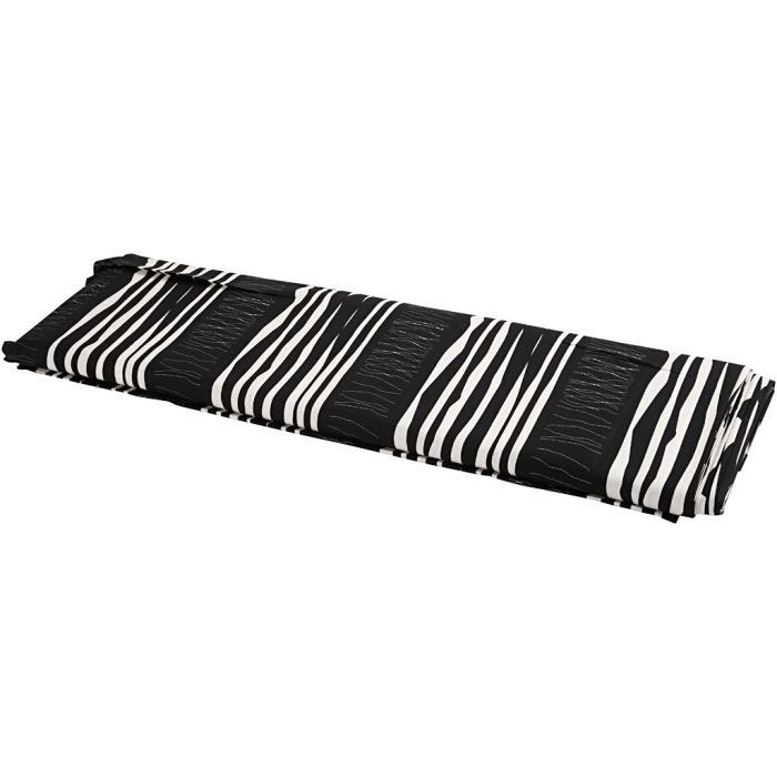Stoff, B 145 cm, 140 g, Schwarz, 10m/ 1 Rolle
