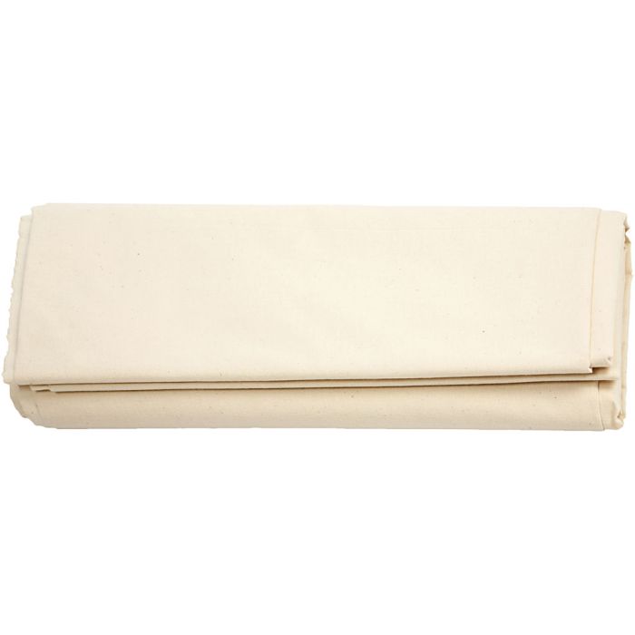 Canvas-Stoff ungebleicht, B 168 cm, 148 g, 5 m/ 1 Rolle