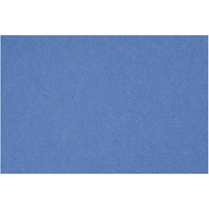 Bastelfilz, Blatt 42x60 cm, Dicke 3 mm, Blau, 1 Bl.