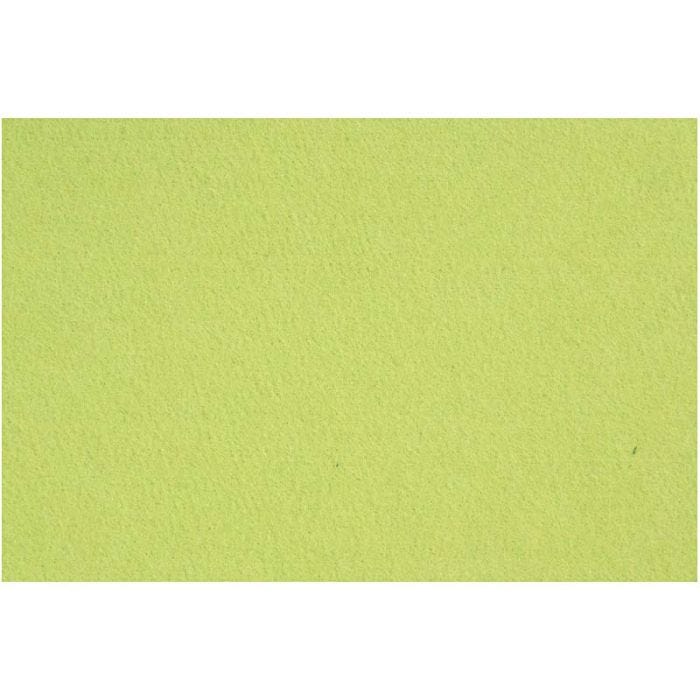Bastelfilz, Blatt 42x60 cm, Dicke 3 mm, Hellgrün, 1 Bl.