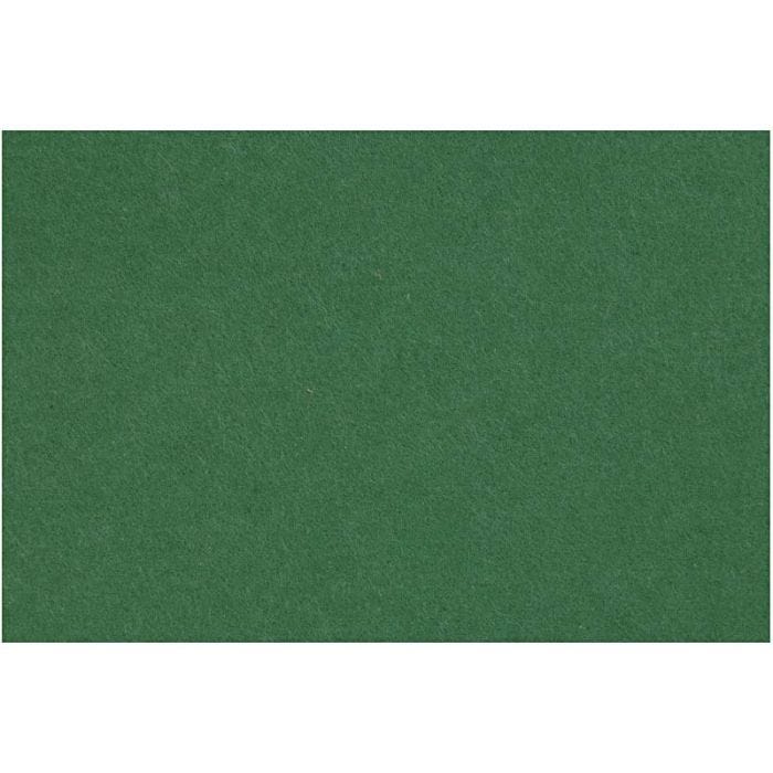 Bastelfilz, Blatt 42x60 cm, Dicke 3 mm, Dunkelgrün, 1 Bl.