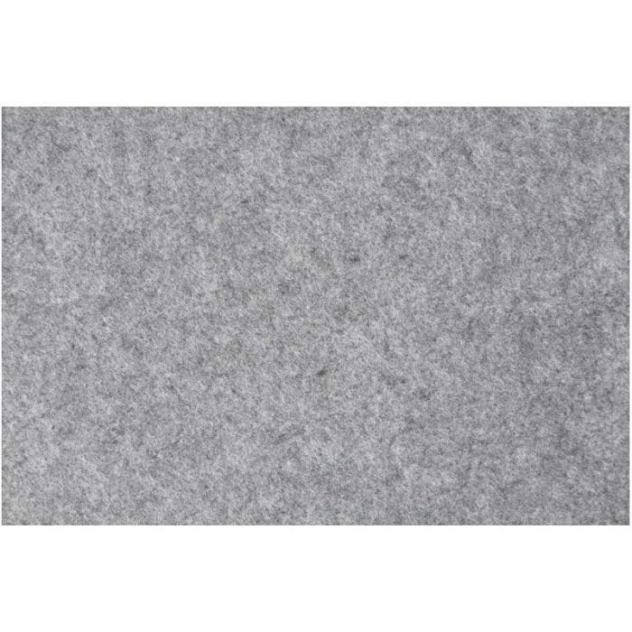 Bastelfilz, Blatt 42x60 cm, Dicke 3 mm, Grau, 1 Bl.
