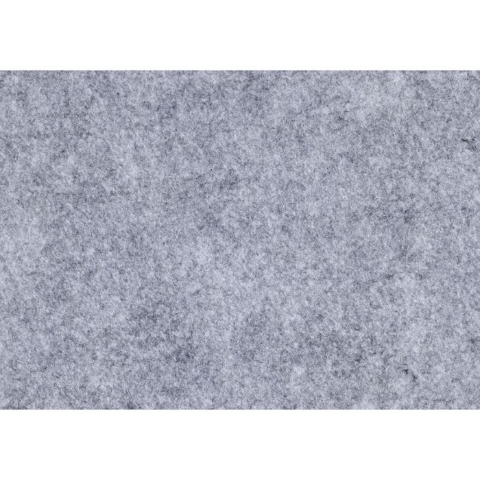 Bastelfilz, A4, Blatt 210x297 mm, Dicke 1,5-2 mm, meliert, Grau, 10 Bl./ 1 Pck