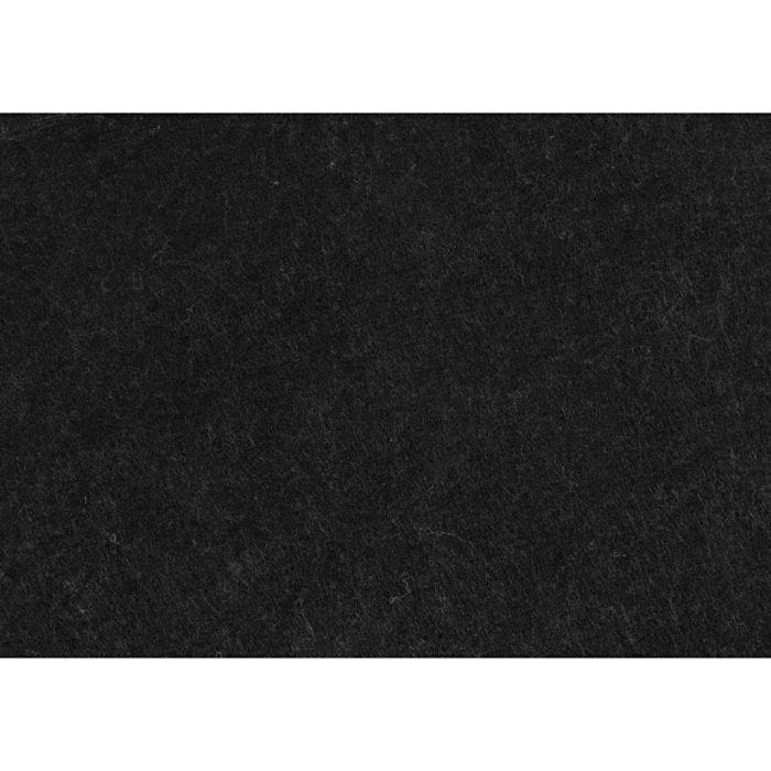 Bastelfilz, A4, Blatt 210x297 mm, Dicke 1,5-2 mm, meliert, Schwarz, 10 Bl./ 1 Pck