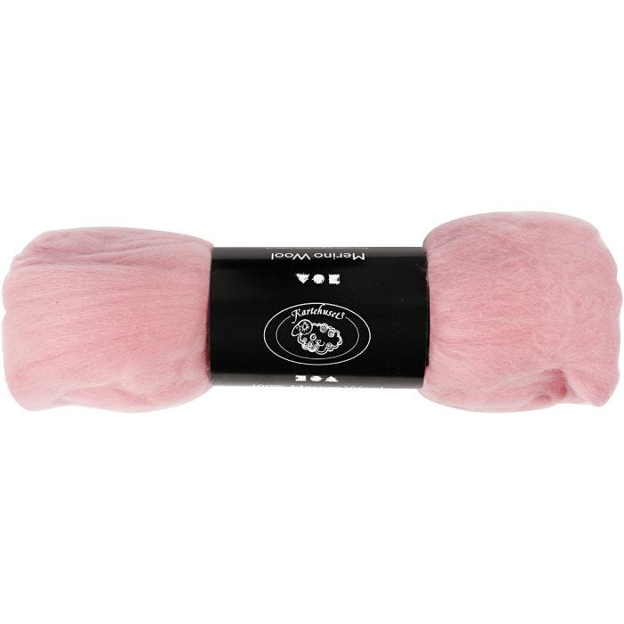 Merinowolle, 21 my, Rosa, 100g/ 1 Pck