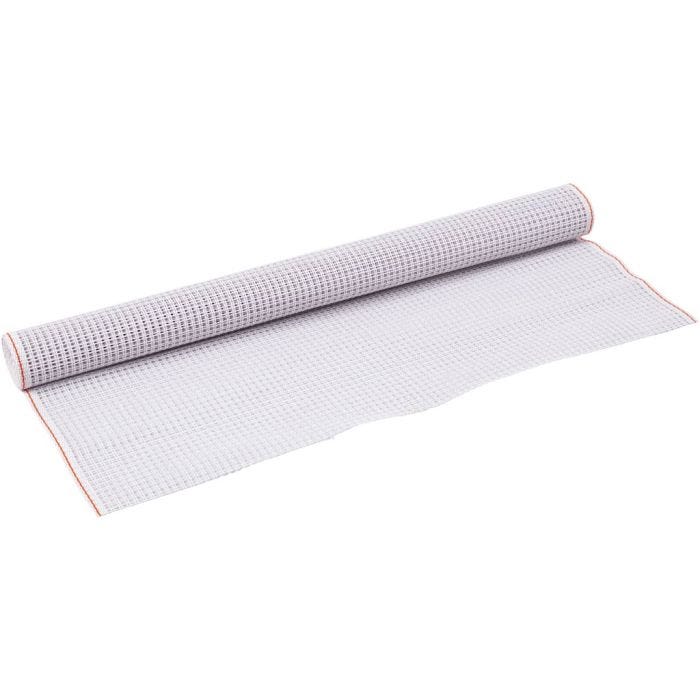 Stramin - Untergrund für Knüpfteppiche, B 50 cm, Naturweiß, 1 m/ 1 Rolle
