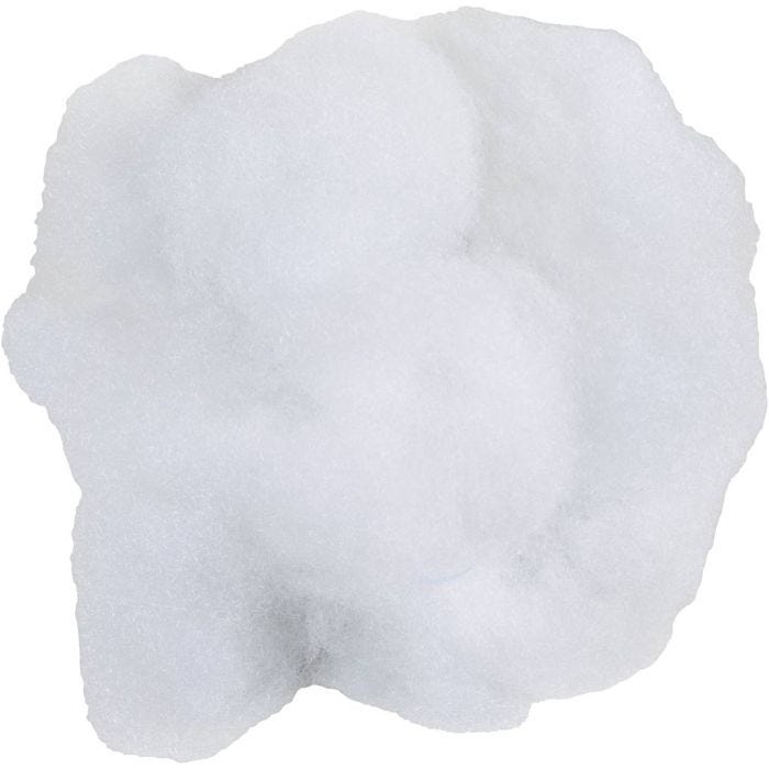 Füllmaterial für Kuscheltiere, Weiß, 50 g/ 1 Pck