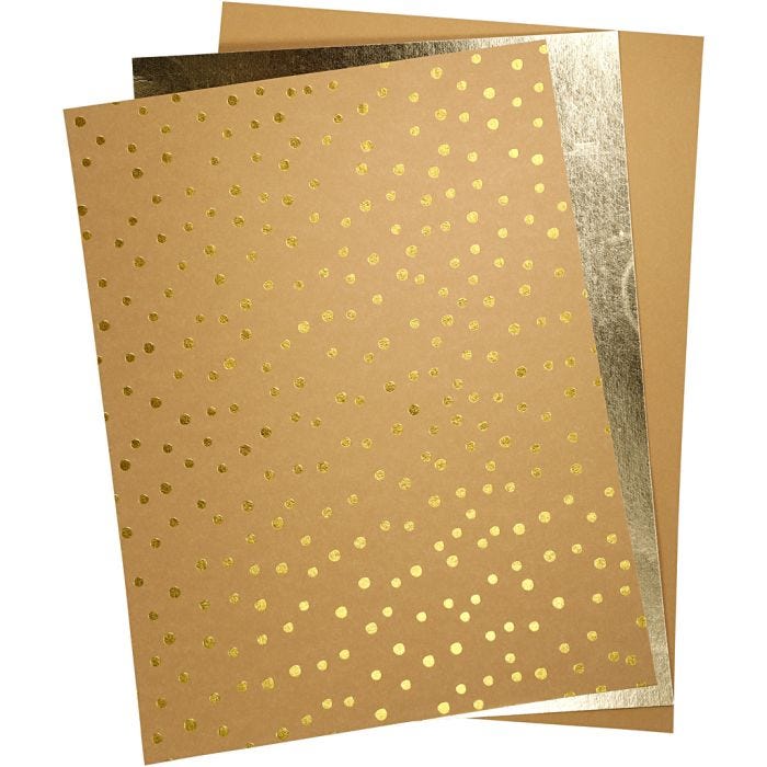 Kunstlederpapier, Blatt 21x27,5+21x28,5+21x29,5 cm, Dicke 0,55 mm, Einfarbig,Foliedetails,Bedruckt, 3 Bl./ 1 Pck