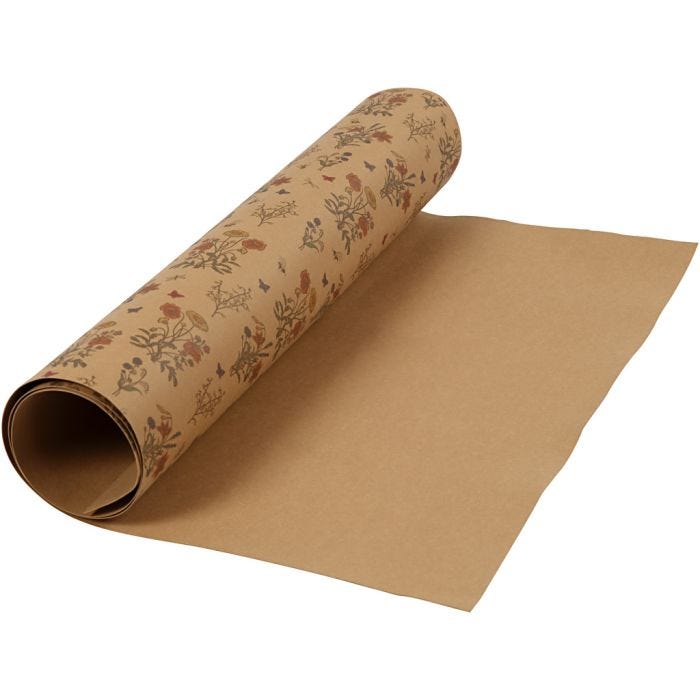 Kunstlederpapier, B 49,5 cm, Einfarbig,Bedruckt, 350 g, Hellbraun, 1m/ 1 Rolle