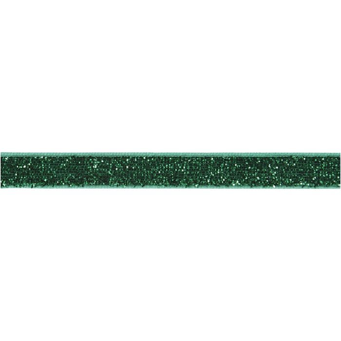 Zierband, B 10 mm, Grün, 5 m/ 1 Rolle