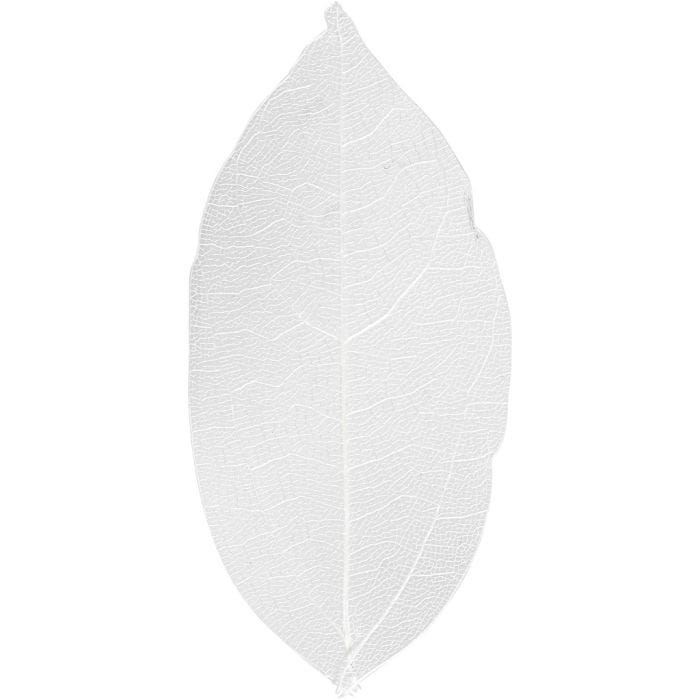 Laubblätter, L 6-8 cm, Weiß, 20Stk/ 1 Pck