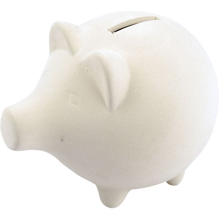 Sparschwein, H 11 cm, L 14 cm, 10 Stk/ 1 Pck