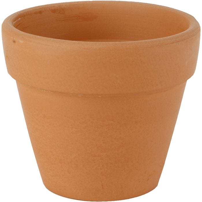 Blumentopf, H 8 cm, D 9 cm, 24 Stk/ 1 Pck