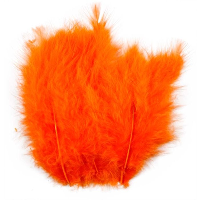 Daunen, 5-12 cm, Orange, 15Stk/ 1 Pck