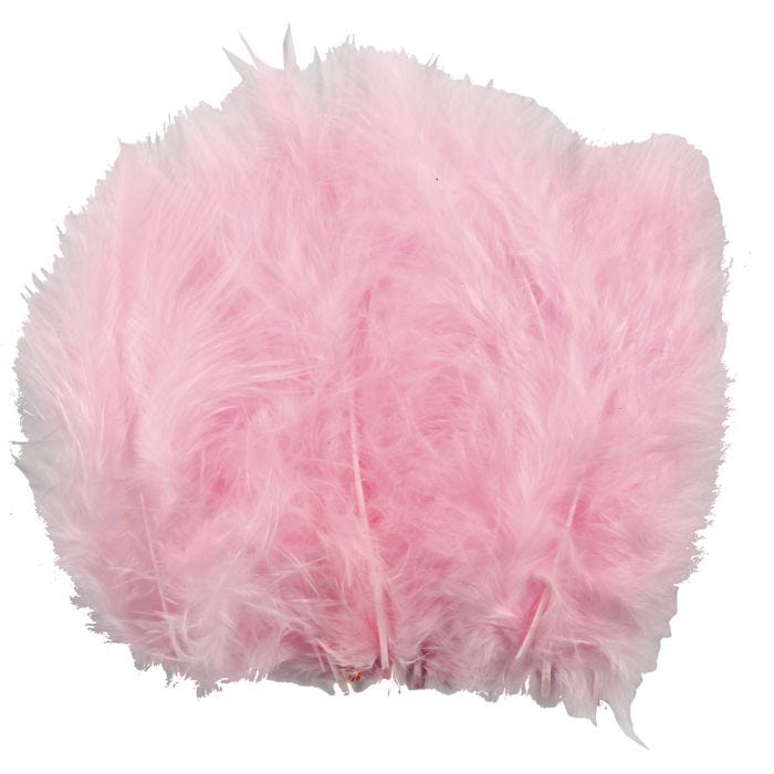 Daunen, 5-12 cm, Rosa, 15Stk/ 1 Pck