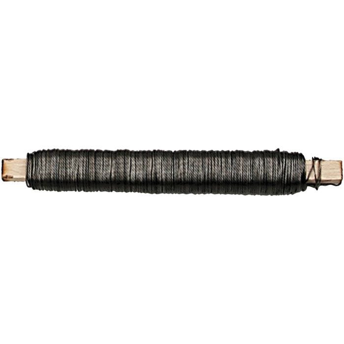 Blumendraht, Dicke 0,5 mm, Schwarz, 50 m/ 1 Rolle