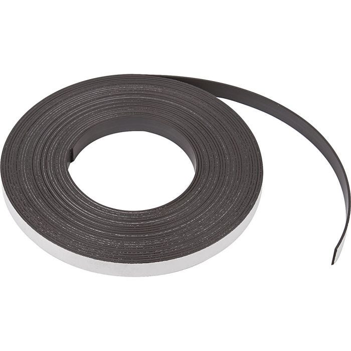 Magnetstreifen, 12,5 mm, 1,5 mm, 10m/ 1 Pck