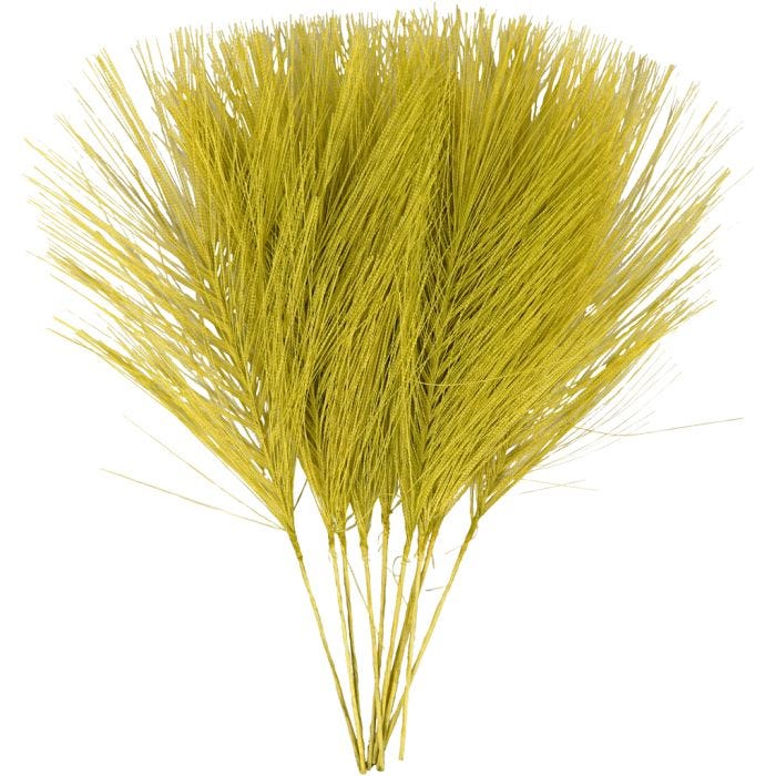 Künstliche Federn, 15 cm, 8 cm, Grün, 10Stk/ 1 Pck