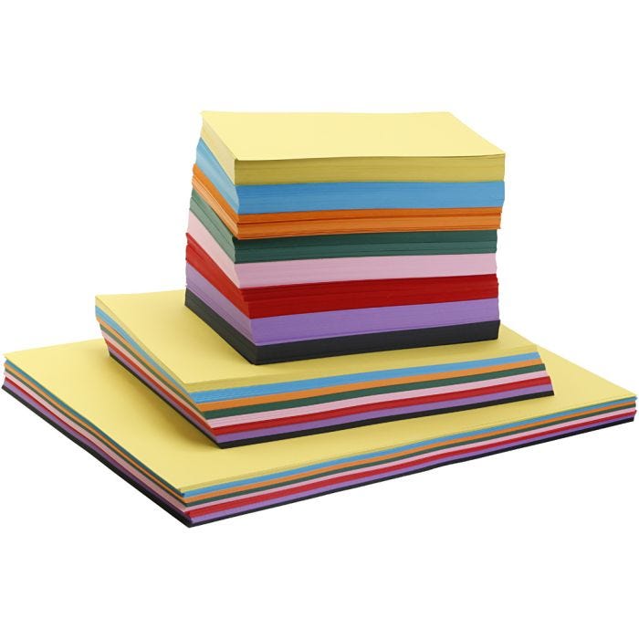 Karton, farbig, A2,A3,A4, 220 g, 1000 Bl./ 1 Pck